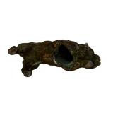 Solid Brass Bronzed Schnauzer Figurine