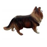 Beautiful Four Collie Dog Figurines