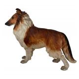 Beautiful Four Collie Dog Figurines