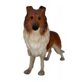 Beautiful Four Collie Dog Figurines
