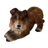 Beautiful Four Collie Dog Figurines