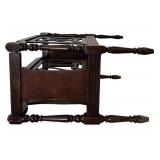 Vintage Dark Wood Book / Magazine Stand