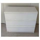 Bellini Exclusive - Imports Germany White Dresser with Three Drawers