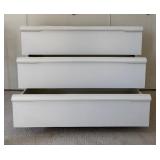 Bellini Exclusive - Imports Germany White Dresser with Three Drawers