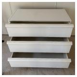 Bellini Exclusive - Imports Germany White Dresser with Three Drawers