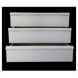 Bellini Exclusive - Imports Germany White Dresser with Three Drawers
