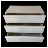 Bellini Exclusive - Imports Germany White Dresser with Three Drawers