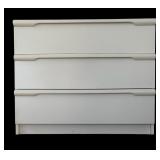 Bellini Exclusive - Imports Germany White Dresser with Three Drawers