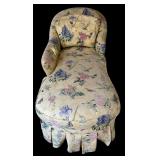 Fabulous Vintage LAF Chaise Lounge / Odds and Ends Yellow and Butterflies, Flowers and More