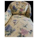 Fabulous Vintage LAF Chaise Lounge / Odds and Ends Yellow and Butterflies, Flowers and More