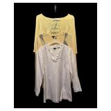 Three Shirts by Talbots Including 3/4 Shirt, Sweater and Blouse