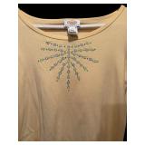 Three Shirts by Talbots Including 3/4 Shirt, Sweater and Blouse