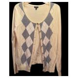 Three Shirts by Talbots Including 3/4 Shirt, Sweater and Blouse