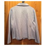 Chicos Light Blue Quilted Jacket