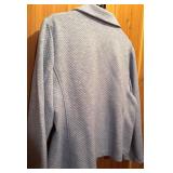 Chicos Light Blue Quilted Jacket