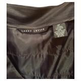 Larry Levine Tiered Black Skirt and Worthington White Button-up Blouse