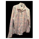 Lands End Button-Down Shirts in Blue & White and Multi Colors