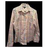 Lands End Button-Down Shirts in Blue & White and Multi Colors