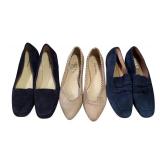 Bandolindo, Franco Sarto & Zigisoho / Three Pairs of 8.5 Size Suede Shoes