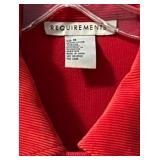 Fun Red Plaid Pants by Lip Service and Corduroy Jacket by Requirements