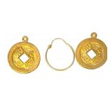 14k Hoop Earrings with Replaceable Gems