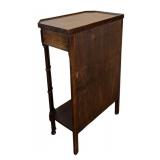 Vintage Faux Bamboo End Table / Accent Table