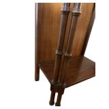 Vintage Faux Bamboo End Table / Accent Table