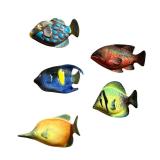 Petite Assorted Porcelain Tropical Fish