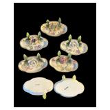 Pretty Small Floral Plates / Place Holders