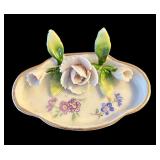 Pretty Small Floral Plates / Place Holders