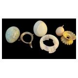 Three Decorative Eggs