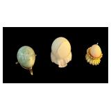 Three Decorative Eggs