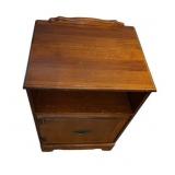 Petite Vintage Wooden Side Table