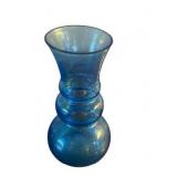 Variety of Petite Glass Vases in Hues of Blues
