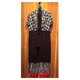 Two Black Dresses with White Patterns by AGB Dress and Amanda Lane