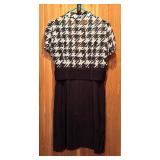 Two Black Dresses with White Patterns by AGB Dress and Amanda Lane