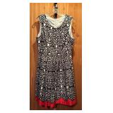 Two Black Dresses with White Patterns by AGB Dress and Amanda Lane