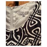 Two Black Dresses with White Patterns by AGB Dress and Amanda Lane