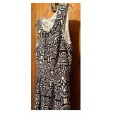 Two Black Dresses with White Patterns by AGB Dress and Amanda Lane