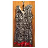 Two Black Dresses with White Patterns by AGB Dress and Amanda Lane