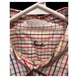 Four Foxcroft Button Dress Shirts, Two Solid and Two Multi Colors