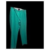 Talbots Fun Spring Slacks in Green, Palm Trees and Black & White Checks