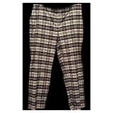 Talbots Fun Spring Slacks in Green, Palm Trees and Black & White Checks