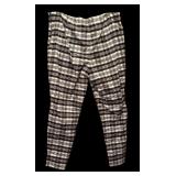 Talbots Fun Spring Slacks in Green, Palm Trees and Black & White Checks