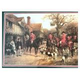 "Return from the Hunt" Framed Print