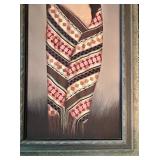 Large Original Framed Painting by Britt Husney