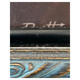 Large Original Framed Painting by Britt Husney