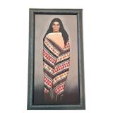 Large Original Framed Painting by Britt Husney