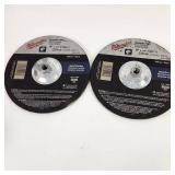 Lot Of Two Milwaukee Grinding Discs 9" x 1/4" x 5/8"-11 Open Box