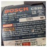 Bosch CS20 15 Amps 7 1/4" Circular Saw 120V Tested Works